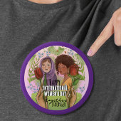 Official Purple Community Badge Stronger Together 缶バッジ