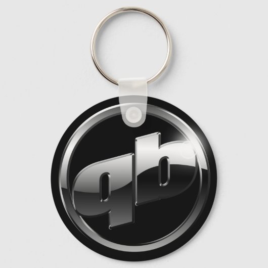 Official QB Logo Keychain キーホルダー (正面)