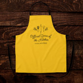 Official Queen of the Kitchen Chef Personalized エプロン