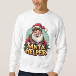 Official Santa Helper Sweatshirt Funny Christmas スウェットシャツ