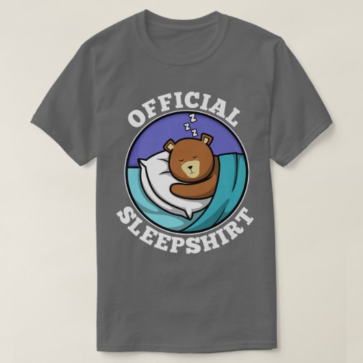Official sleepshirt bear1106 tシャツ (デザイン正面)