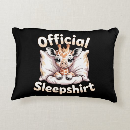  Official Sleepshirt Giraffe アクセントクッション (裏面)