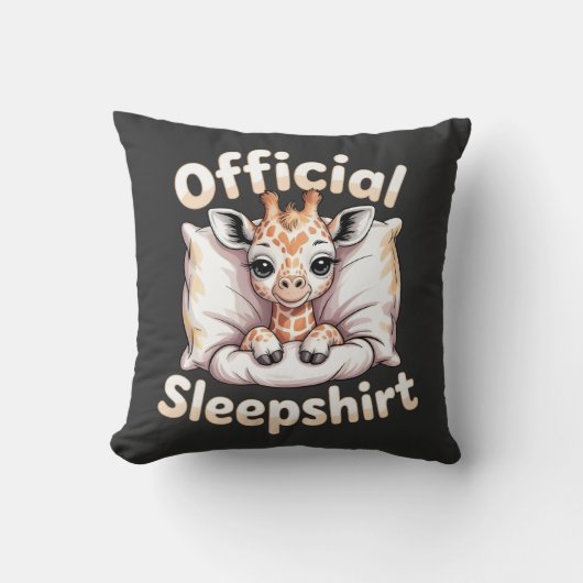  Official Sleepshirt Giraffe クッション (正面)