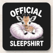 Official Sleepshirt Giraffe コースター (正面)