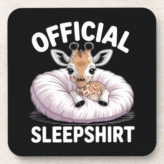  Official  Sleepshirt Giraffe コースター (正面)