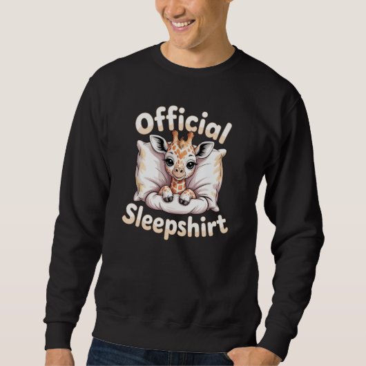  Official Sleepshirt Giraffe スウェットシャツ (正面)