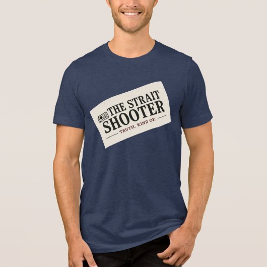 Official Strait Shooter News Style トライブレンドＴシャツ (正面)