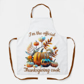 Official Thanksgiving Cook エプロン (正面)