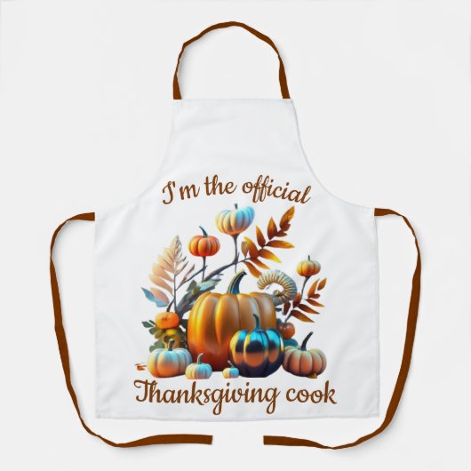 Official Thanksgiving Cook エプロン (正面)