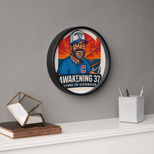 Official Timekeeper of Rage Quits & Clutch Hits 壁時計 (オフィス)