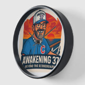 Official Timekeeper of Rage Quits & Clutch Hits 壁時計 (傾斜)