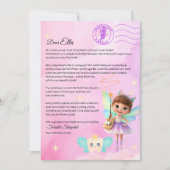 Official Tooth Fairy Magical Letter Printable  招待状 (正面)