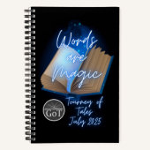 Official Tourney of Tales 2025年7月号Bullet Journal ノートブック (正面)