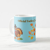 Official Turkey Taster Lucas Thanksgiving Mug コーヒーマグカップ (正面左)
