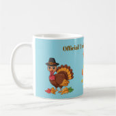 Official Turkey Taster Lucas Thanksgiving Mug コーヒーマグカップ (左)