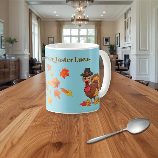 Official Turkey Taster Lucas Thanksgiving Mug コーヒーマグカップ