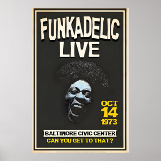 Officially Licensed Funkadelic Maggot Brain Live ポスター