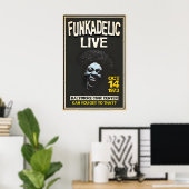 Officially Licensed Funkadelic Maggot Brain Live ポスター (ホームオフィス)
