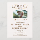 “Officially Off the Clock” Photo Retirement Party 招待状 (正面)