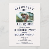 “Officially Off the Clock” Photo Retirement Party 招待状 (正面)
