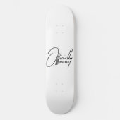 Officially Over Her - 面白い別れの引用 スケートボード (正面)