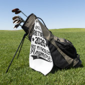 Officially Retired 2026 Not My Problem Anymore ゴルフタオル (グリーン)