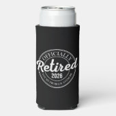 Officially Retired 2026 Not My Problem Anymore スリム缶クーラー (Seltzer裏面)