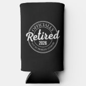 Officially Retired 2026 Not My Problem Anymore スリム缶クーラー (正面)