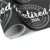 Officially Retired 2026 Not My Problem Anymore ラッピングペーパー (ロールコーナー)