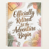 Officially Retired – Let the Adventure Begin プランナー手帳 (正面)