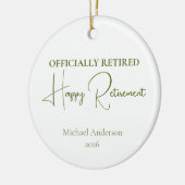 Officially Retired Retirement Gift セラミックオーナメント (左)