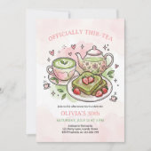 Officially Thir-tea Matcha Birthday Brunch Tea 招待状 (正面)