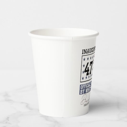 Officially Unburdened By What Has Been Trump 47 紙コップ (右)