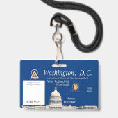  Offizielle Illuminati-Mitgliedskarte バッジ (ストラップ付き表面)