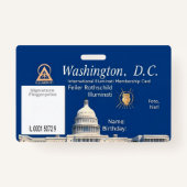  Offizielle Illuminati-Mitgliedskarte バッジ (正面)