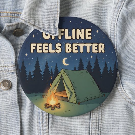 Offline Feels Better 缶バッジ (インサイチュ)