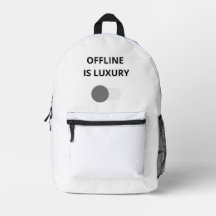 Offline Is Luxury Minimalist Backpack – Modern Dig
