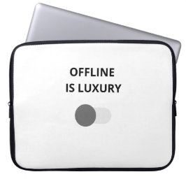Offline Is Luxury Minimalist Laptop Sleeve – Moder ラップトップスリーブ