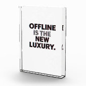 Offline Is The New Luxury: Digital Detox Quote フォトブロック (右)