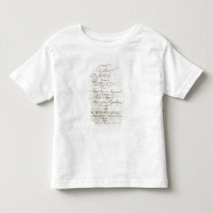 「Offrandeのスコアのためのカバーla Liberte トドラーTシャツ