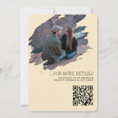 Offroad Canyon Couple Wedding 招待状 (裏面)