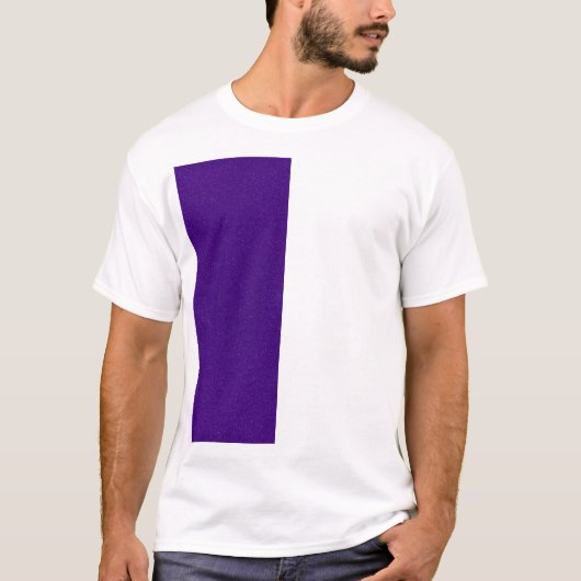 Offset Purple Noise Texture Graphic Tee (カスタム) Tシャツ (正面)