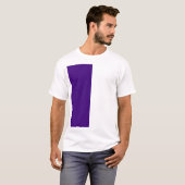 Offset Purple Noise Texture Graphic Tee (カスタム) Tシャツ (正面フル)