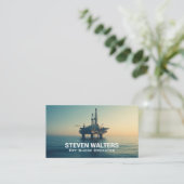 Offshore Oil Rig | Energy 名刺 (スタンド正面)