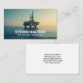Offshore Oil Rig | Energy 名刺 (正面/裏面)