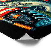 O'fishally 16 Years Old Fishing 16th Birthday Boys ポスター (角)