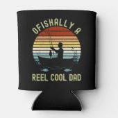 Ofishally a Reel Cool Dad Fun Fishing 缶クーラー (裏面)