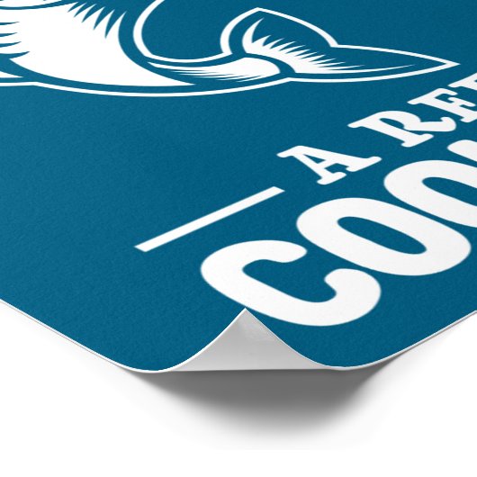 Ofishally A Reel Cool Dad Funny Fishing Lover  ポスター (角)