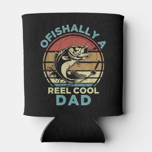 Ofishally Funny fishing lover 缶クーラー (裏面)