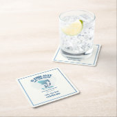 Ofishally Off The Hook Men's Retirement Party スクエアペーパーコースター (インサイチュ)